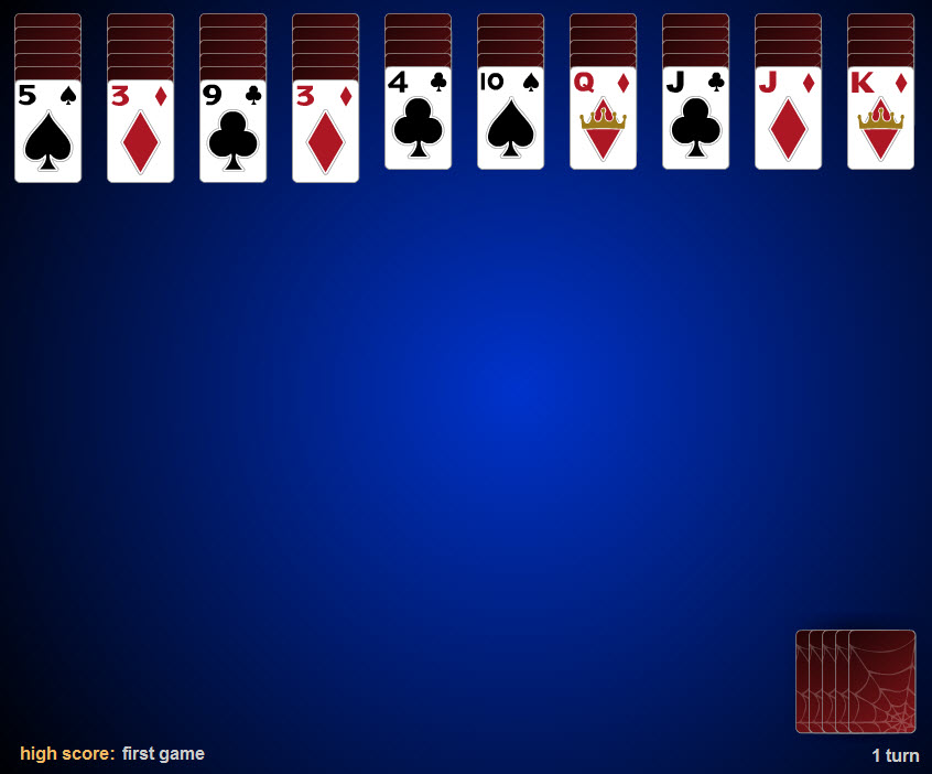 SPIDER  SOLITAIRE 
