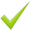 green checkmark