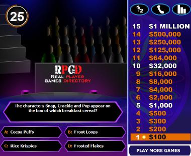 WHO WANTS TO BE A millionaire